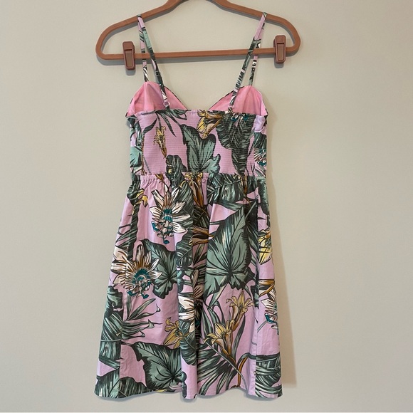 J Crew Summer Dress Size XS Beach Travel Tropical Mermaid Boat Island Coastal - Picture 3 of 5